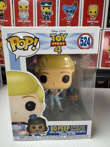 Funko Pop! Disney: Toy Story 4 Bo Peep with Officer Giggle McDimples #524