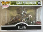 Funko Pop Disney Villains Moments #1204 Scar With Hyenas Hot Topic Exclusive NEW