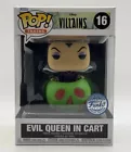 Funko POP! Disney Villains Train Evil Queen in Apple Cart  #16 NEW