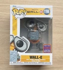 Funko Pop Disney Wall-E With Trash Cube WonderCon #1196 + Free Protector