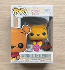 Funko Pop Disney Winnie The Pooh With Honey Flocked #252 + Free Protector