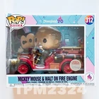 Funko Pop Disneyland 70th Mickey Mouse & Walt Disney on Fire Engine #312