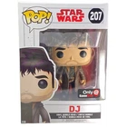 Funko POP DJ #207 Vinyl Bobblehead Star Wars Gamestop Exclusive Last Jedi Figure