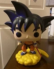 FUNKO POP DRAGON BALL GOKU AND FLYING NIMBUS #1109 JUMBO GAMESTOP EXCLUSIVE