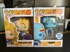 Funko Pop! Dragon Ball GT - SSJ 3 Goku #1633 & Baby #1636 Exclusive W/ Protector