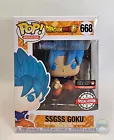 Funko Pop Dragon Ball Super SSGSS GOKU #668 EMP Vinyl Figure Anime Protector