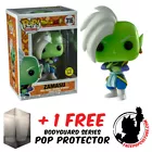 FUNKO POP DRAGON BALL SUPER ZAMASU GLOW #316 EXCLUSIVE + FREE POP PROTECTOR