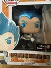 FUNKO Pop Dragon Ball Z Super Saiyan God Vegeta 156 GAMESTOP EXC Met. Blue Vault