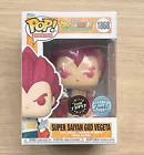 Funko Pop Dragon Ball Z Super Saiyan God Vegeta GITD CHASE #1868 + Protector