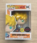 Funko Pop Dragon Ball Z Super Saiyan Goku With Kamehameha GITD #948 + Protector
