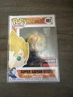 Funko Pop Dragon Ball Z Super Saiyan Vegito AAA Anime Exclusive #491 w/Protector