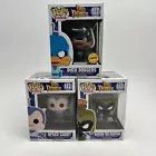 Funko Pop Duck Dodgers Space Cadet 142 Marvin the Martian 143 Daffy Chase 127