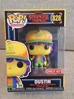 FUNKO POP ! DUSTIN 828 TARGET EXCLUSIVE BLACKLIGHT STRANGER THINGS NIB