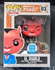 Funko Pop El Diablo Silver 03 Funko Shop Exclusive VAULTED W/Protector