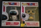 Funko Pop Eve #44 and Wall-E #45 Disney Pixar - new in box