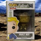 Funko Pop! Fallout #53 Vault Boy (Golden) GameStop Exclusive w/ Protector