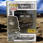 Funko Pop! Fallout #78 T-60 Power Armor (Green) Hot Topic Exclusive w/ Protector