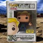 Funko Pop! Fallout #99 Adamantium Skeleton Hot Topic Exclusive w/ Protector
