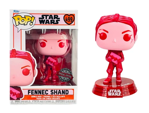 FUNKO POP! FENNEC SHAND STAR WARS VALENTINES DAY #499 VINYL FIGURE NIB