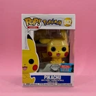 Funko Pop! Figure Sitting Pikachu NYCC Exclusive Diamond Glitter Target Pokemon