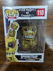 Funko Pop! Five Nights at Freddy's - Springtrap #110 FLOCKED EXCLUSIVE** FNAF