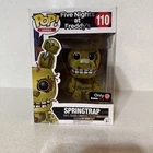 Funko Pop Five Nights at Freddy's - Springtrap #110 FLOCKED GameStop Exclusive