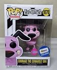 Funko POP Flocked Courage The Cowardly Dog #1070 Gemini Exclusive