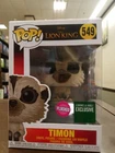Funko POP Flocked Timon Lion King 2019 Figure 549 Barnes & Noble Exclusive New