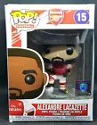 Funko Pop! Football: Alexandre Lacazette  #15  Vinyl Figure- Arsenal Great!!