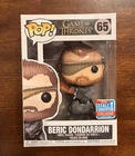 Funko Pop! Game Of Thrones Beric Dondarrion #65 2018 Fall Convention Exclusive