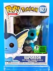 Funko Pop Games 627 Vaporeon Diamond 2021 ECCC Exclusive Official Sticker