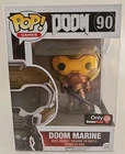 Funko POP! Games 90 Doom Gold DOOM MARINE Gamestop Exclusive Vinyl Figure