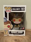 Funko Pop! Games Call of Duty Zombies Monkey Bomb #147 Gamestop Exclusive