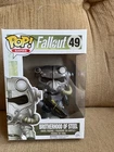 Funko POP Games Fallout #49 Brotherhood Of Steel Vinyl and Box 2015