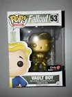 Funko Pop Games Fallout Gold Vault Boy Gold #53 Gamestop Exclusive Brand New