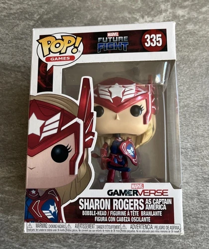 Funko Pop Games Marvel Future Fight Sharon Rogers Captain America No. 335