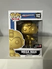 Funko Pop Games - Mega Man (Gold) #102 Gamestop Exclusive WITH PROTECTOR
