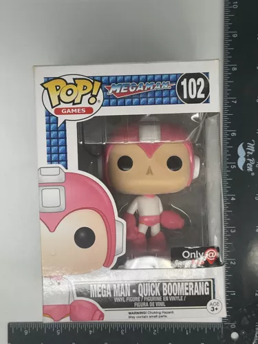 Funko Pop! Games MEGA MAN - Quick Boomerang #102 Gamestop SEE PICS F02