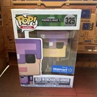 FUNKO POP! Games MINECRAFT 325 ALEX in Enchanted Armor With Protector Minor Wear