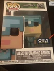 Funko POP! Games Minecraft Alex In Diamond Armor Best Buy Exclusive 323 Figure