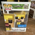 Funko Pop Games Mojang Minecraft #321 Steve in Gold Armor (Walmart Exclusive)