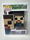 Funko Pop Games Mojang Minecraft Steve Vinyl Figure #316 RARE