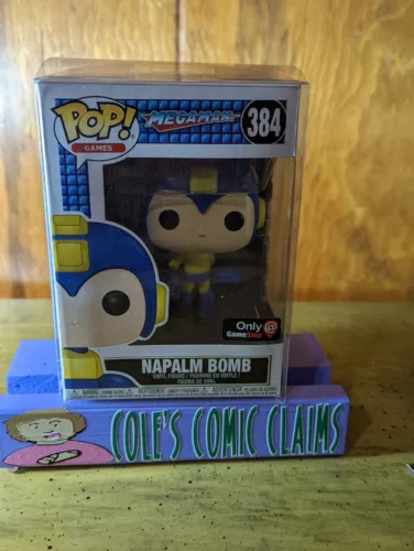 Funko POP! Games Napalm Bomb Vinyl Figure Mega Man #384 Exclusive Game Stop
