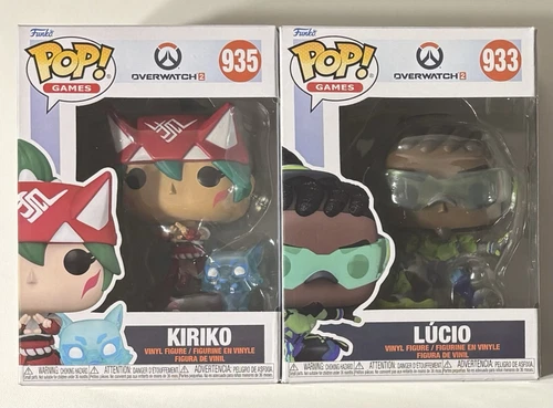 Funko Pop Games Overwatch 2 - Kiriko #935 And Lucio #933