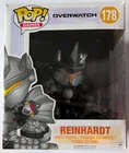 Funko Pop Games Overwatch Original Reinhardt Gaming Large 6 Inch figure #178