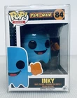 Funko Pop! Games PAC-MAN Inky 84 Blue Ghost Figure With Pop Protector