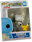 Funko Pop! Games Pokemon 504 Squirtle 25th Anniversary Vinyl Figure New