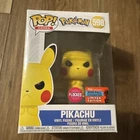 Funko Pop! Games Pokémon Flocked Pikachu Angry 2020 Fall Convention #598