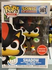 FUNKO POP GAMES SONIC THE HEDGEHOG SHADOW W/ GREEN CHAOS EMERALD # 961 GAMESTOP