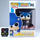 Funko Pop! Games Sonic The Hedgehog with Ring Metallic Special Edition #283